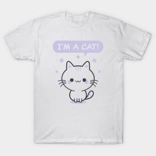 I'm A Cat! - Purple T-Shirt